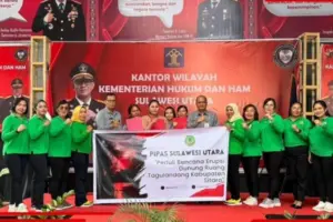 PIPAS Sulawesi Utara Bantu Pegawai Lapas Tagulandang, Korban Erupsi Gunung Ruang