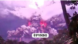 Gunung Ruang Erupsi Lagi, Suasana Mencekam Kembali Hantui Warga 