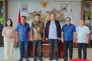 Olly Dondokambey dan BSG Terima Kunjungan Chairul Tanjung