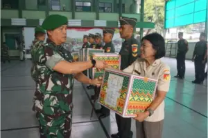 Pimpin Apel Cuti Lebaran, Dandim Manado Ingatkan Tidak Boleh Ada Pelanggaran