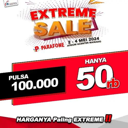 Menyala Abangku!!! Cuma itCenter Manado yang Bisa Jual Pulsa Semurah Ini