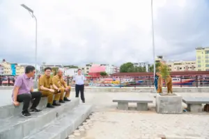 Andrei Angouw Cek Fasilitas Kompleks Pasar Bersehati