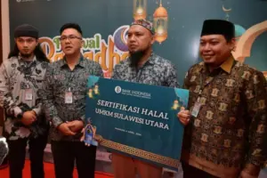 Pengusaha Non Muslim di Sulut Terima Sertifikat Halal dari BPJPH, Kementerian Agama