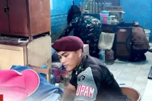 Lapas Amurang dan TNI-Polri Geledah Kamar Hunian WBP