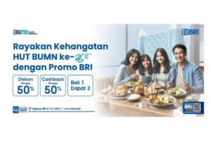 Semarak HUT Ke-26 BUMN, BRI Manjakan Nasabah dengan Beragam Promo Menarik