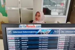 Bandara Sam Ratulangi: 150 Penerbangan dan 19.089 Penumpang Terdampak Erupsi Gunung Ruang