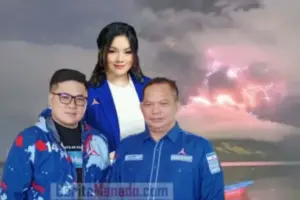 Demokrat Sulut Berikan Perhatian Terhadap Korban Erupsi Gunung Ruang, Sembari Berjuang di MK