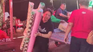 Rio Dondokambey Turunkan Bantuan, Bupati Sitaro Sampaikan Terima Kasih