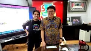 Bertemu Andrei Angouw, Indo Nyoa Titip Destinasi Wisata Potensial Pantai Karang Ria