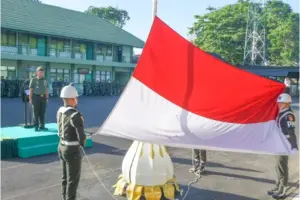 5 Pesan Penting Panglima TNI Disampaikan di Upacara Bendera 17-an Korem 131/Santiago
