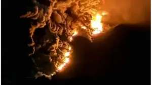 Erupsi Gunung Ruang Terus Meningkat, PVMBG Tetapkan Status Jadi Level IV Awas