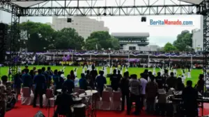 Menyala Abangku! Puluhan Ribu Remaja se-GMIM Padati Stadion Klabat Manado 