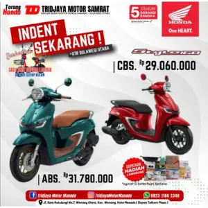 Indent Stylo160, Bisa Dapat Hadiah Sepeda Listrik dari Tridjaya Motor Samrat