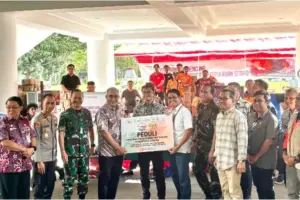 Bank Indonesia Serahkan Bantuan untuk Warga Terdampak Erupsi Gunung Ruang