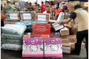 Telkomsel Pulihkan Jaringan Internet hingga Salurkan Bantuan untuk Korban Erupsi Gunung Ruang