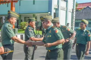 Pererat Kekeluargaan, Danrem 131/Santiago Bersama Prajurit dan PNS Gelar Halalbihalal