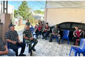 Lakukan Komsos, Kolonel Himawan Teddy Laksono Turun Langsung ke Lokasi Penyerangan
