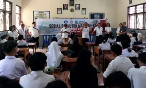 Unsrat Manado Sosialisasi UTBK Mandiri di SMA 1 Tahuna