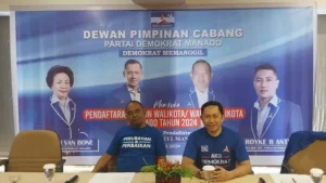 Partai Demokrat Buka Pendaftaran Bakal Calon Wali Kota dan Wakil Wali Kota Manado