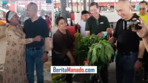 Jelang Pilkada, Jilly Philips Makarawung Balon Wali Kota Manado Dengar Keluhan Pedagang Pasar Bersehati