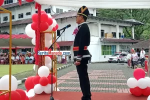 Pimpin Upacara Hardiknas, Joune Ganda Ucapkan Terima Kasih untuk Semua Guru