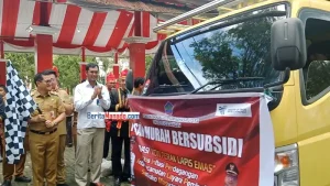 Kualitas Premium! Joune Ganda Lepas Distribusi Pangan Murah ke 10 Kecamatan