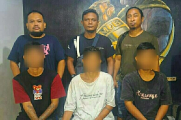 Tim Resmob Polres Bitung Tangkap Tiga Residivis Kasus Pencurian