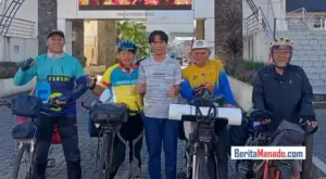 Bersepeda Lintas Sulawesi, Warga Bandung Ini Kagum Potensi Wisata Sulut