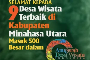 Keren, Sembilan Desa di Minut Masuk 500 Besar ADWI 2024