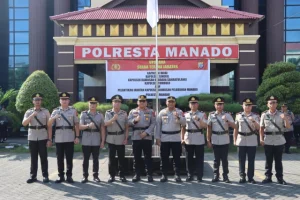 Kapolresta Manado KBP Julianto Sirait Lantik Lima Kapolsek Baru, Ini Daftarnya
