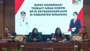 Pemkab Minahasa Bahas Iuran KORPRI BPJS Ketenagakerjaan