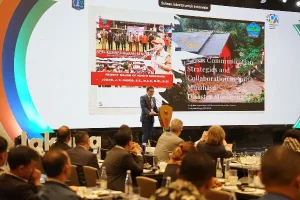 Joune Ganda Bawa Minahasa Utara ke Forum Internasional