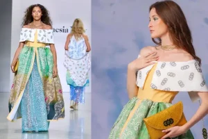 Batik Bermotif Bunaken dari Coreta Louise Tampil di Woodrow Wilson House Exhibition Bersama Dior