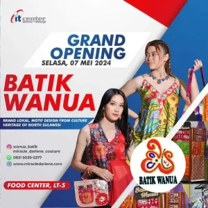 Batik Wanua Tampilkan Motif Khas Sulawesi Utara,  Kini Hadir di itCenter Manado