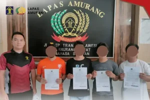 Empat WBP Lapas Amurang Dapat Program Integrasi PB dan CB