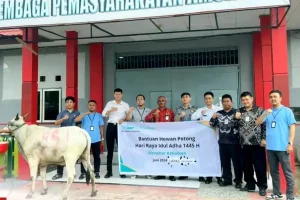 Lapas Amurang Terima Sumbangan Hewan Kurban dari BSI