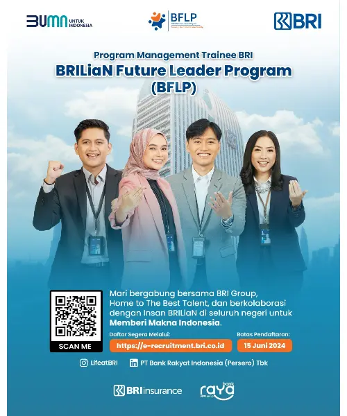 BRI Kembali Buka 3 Program Rekrutmen Pekerja