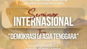 Hari Ini FISIP Unsrat Gelar Seminar Internasional Hadirkan Pembicara dari Amerika
