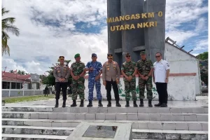 Didampingi Danrem 131/Santiago, Pangdam XIII/Merdeka Kunjungi Perbatasan Indonesia Filipina