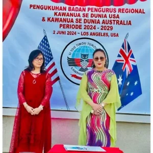 Jeffry Liando Resmi Dikukuhkan sebagai Ketua Kawanua se-Dunia Australia