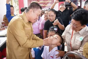 Bupati Franky Wongkar Ajak Warga Minsel Cegah Penyebaran Virus Polio