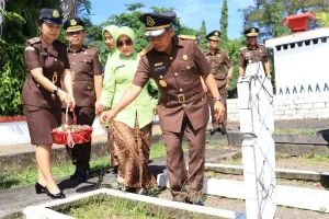 HBA ke-64, Kejati Sulut Beber Capaian Kinerja dan Ziarah ke TMP Kairagi