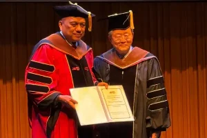 Dapat Gelar Honorary Chair Professor, Olly Dondokambey: Something Beautiful Happens All The Time in North Sulawesi