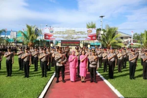 155 Personil Polda Sulut Naik Pangkat