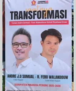 Pasangan Artis di Pilkada Minahasa Dulang Elektabilitas