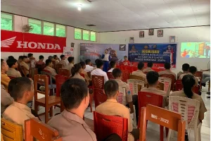 DAW ke SMK Negeri 1 Airmadidi, Ajak Siswa Tertib Lalulintas hingga Cegah Hoax