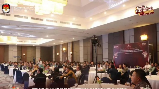 Rakor Peningkatan Kapasitas Protokoler KPU Sulut Hadirkan Narasumber Polda-Kodam dan KPU RI