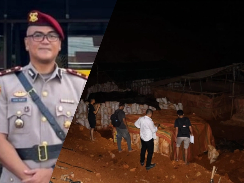 Merespon Keluhan Warga, Kasat Reskrim Polres Sangihe Pimpin Sidak Lokasi Tambang Liar di Bowone