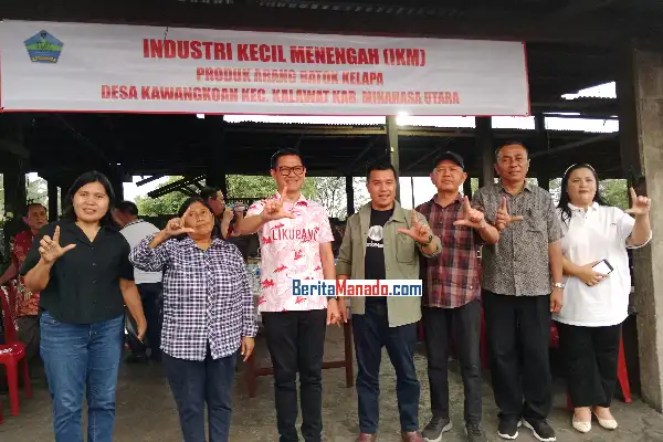 Joune Ganda Kunjungi IKM Pembuatan Arang Batok Kelapa, Lepas Ekspor ke Saudi Arabia