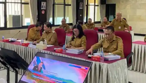 Kemendagri Kembali Evaluasi Kinerja Bupati Jemmy Kumendong